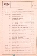 Okuma Type DRA-J, Radial Drill Boring Machine, Service & Parts List Manual 1943