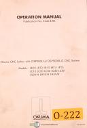Okuma LB10, LR LP LC10-50, LS & LH, Lathe Programming Manual 1986