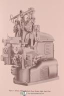 Pratt Whitney 10" 2-Wheel Gear Grinder Repair Parts Manual Year (1946)