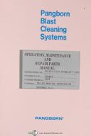 Pangborn Blast Cleaning Systems Operation, Maintenance, Parts Manual 1947