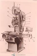 Pratt & Whitney No. 1 1/2B, Jig Borer Machine Operators Instruction Manual 1954
