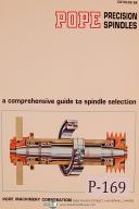 Pope Precision Spindles Comprehensive Selection Guide Manual