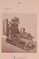 Potter & Johnston Whitney 6DRE-40 & 6DREL-40 Turret Lathe Operations Manual 1957