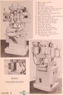 Pratt & Whitney No. 12B Veritcal Miller and Profiler Instructions Manual 1955