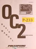 Polyspede OCZ-200, OC2 Motor Control Operations and Electrical Manual 1976