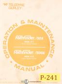 Pathfinder Teledyne 50A & 500A, Digital Readout, Operations & Maintenance Manual
