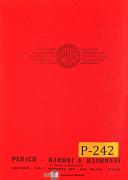 PBR TM 180/S-200, Centre Lathe, Parts and Assemblies Manual
