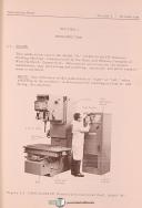 Pratt & Whitney Model B, Tape O Matic, Drilling Machine, Operations Manual 1962