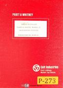 Pratt & Whitney Model C, Tape O Matic Machining Center, Parts Manual 1967
