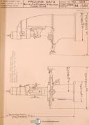 Pratt & Whitney No. 1, Jig Boring Machine, Operations & Wiring Diagram Manual Year (1927)