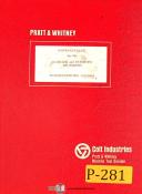 Pratt & Whitney 2A M1620 and 3B M1695, Jig Boring Machine, Parts Manual 1968