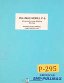 Pullmax P6, SMT Pull-X, Shearing Forming Nibbling, Instruction & Parts Manual