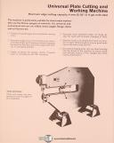 Pullmax P13, Plate Cutting Worker Machine, Instructions and Parts Manual