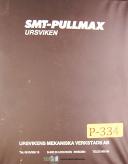 Pullmax Refricon HPU 81, EKP Edging Press Control, Instructions & Parts Manual
