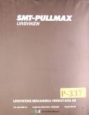 Pullmax GSD, US Guillotine Power Shear, Instructions & Parts Manual