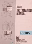 Rockford Gate for Power Presses, Installation Instructions Manual Year (1980)