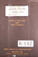 Reed Prentice Model 10D-12 Plastic Injection Molding Operation & Parts Manual