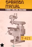 Turret Machinery-Turret Milling GS16V and GS16F, Milling Operations and Parts Manual-GS16F-GS16V-01