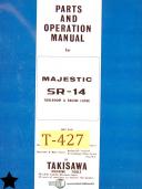 Takisawa-Takisawa Le, Lathe, Operations and Parts Manual-LE-01