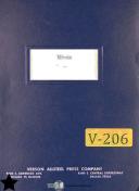 Verson-Verson 7 .5, OBI press, SN 20594, Multi Functional Supplement Machine Manual-7 1/2\"-02