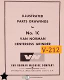 Van Norman-Van Norman No. 444, Rotarty surface Grinder, Instruct for Care & Ops Manual 1943-No. 444-06