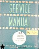 Warner & Swasey-Warner & Swasey No. 5 Service Instructions & Parts-#5-04