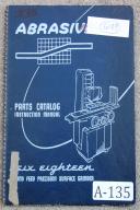 Abrasive 618 Surface Grinder Instruction & Parts Manual