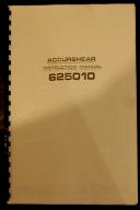 Accurshear 1/4" x 10' Shear Instruction Manual 625010