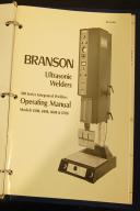 Branson Model 8200-8400-8600-8700 Instruction Manual