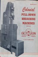 Colonial Broach Model RD Service & Operation Manual
