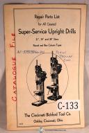 Cincinnati Bickford 21", 24", 28" Super Service Upright Drill