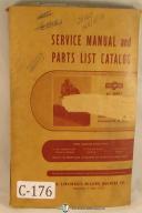 Cincinnati 28" EM Vertical Hydro-Tel Milling Machine Service & Parts Manual