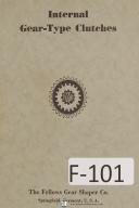 Fellows Internal Gear Type Clutches Designs & Methods Manual Year (1930)