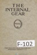 Fellows The Internal Gear Design And Application Manual Year (1943)