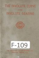 Fellows The Involute Curve Involute Gearing Manual Year (1950)