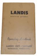 Landis Type LC and C Precision Grinder Manuals