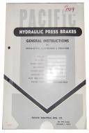 Pacific Hydraulic Press Brake General Manual