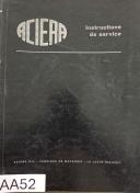 Aciera-ACIERA Drilling Machine Type 22 / 22A Instruction Manual-618-Type 22 / 22A-01
