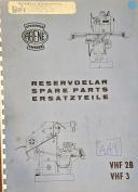 Abene-Abene Spare Parts Manual for VHF2B and VHF3-VHF-2B-VHF-3-01