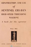Sentinel Cri-Dan, Threading Operator's Instructions Manual Year (1952)
