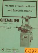 Chevalier FSG 1228 ADII 12/16 ADII Grinding Operations Parts Wiring Manual 1999 
