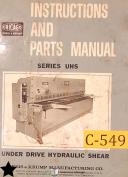 Dreis & Krump-Dreis & Krump 131 Series, Hand Brakes, instructions and Parts Manual-131-06