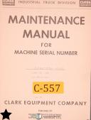 Clark Equipment-Clark F30 B, Forklift Maintenance Parts X6B Manual Year (1961)-CF30B-1-367 thru 420-CF30B-1-464-F30B-03