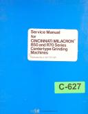 Cincinnati-Cincinnati Milacron R50 and R70 Series Grinding Machine Service and Electricals Manual 1979-R-50-R-70-01
