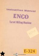 Enco-Enco Precision Bench Lathe, Operations Manual-Bench Type-01