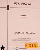 Famco S Series, Shear Service instructions and Parts Manual 1974