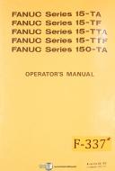 GE Fanuc Series 15-MA 15-MF 150-MA Operator's Manual 8C B3 