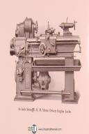 Details about   Hendey 12 inch Crank Lathe Brochure 