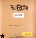 Hurco PSG Digital Controller Shear Guage System, Operation and Parts Manual 1977-PSG-01