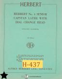 Herbert-Herbert BSA 8 Preoptive Turret Lathe, Operations Maintenance Manual 1972-8-Combination-Preoptive-Turret Type-06